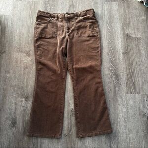 Dressbarn Brown Corduroy Trousers